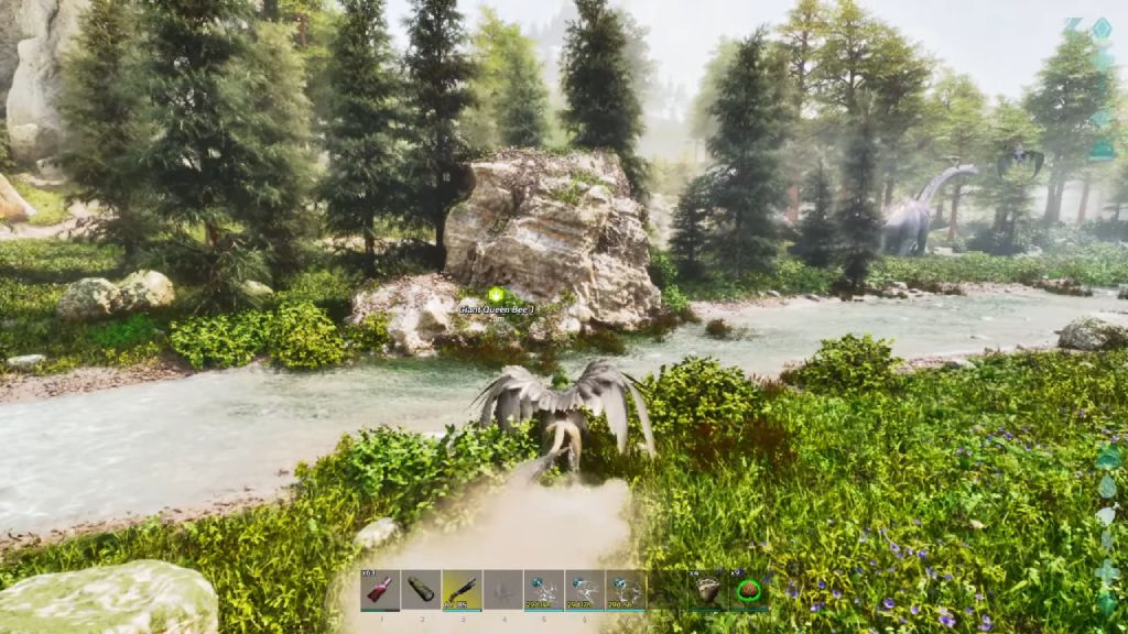 ARK Survival Ascended, PC, Gameplay, How to Get Honey and Tame the Giant Bee in Ragnarok, Screenshot, NoobFeed